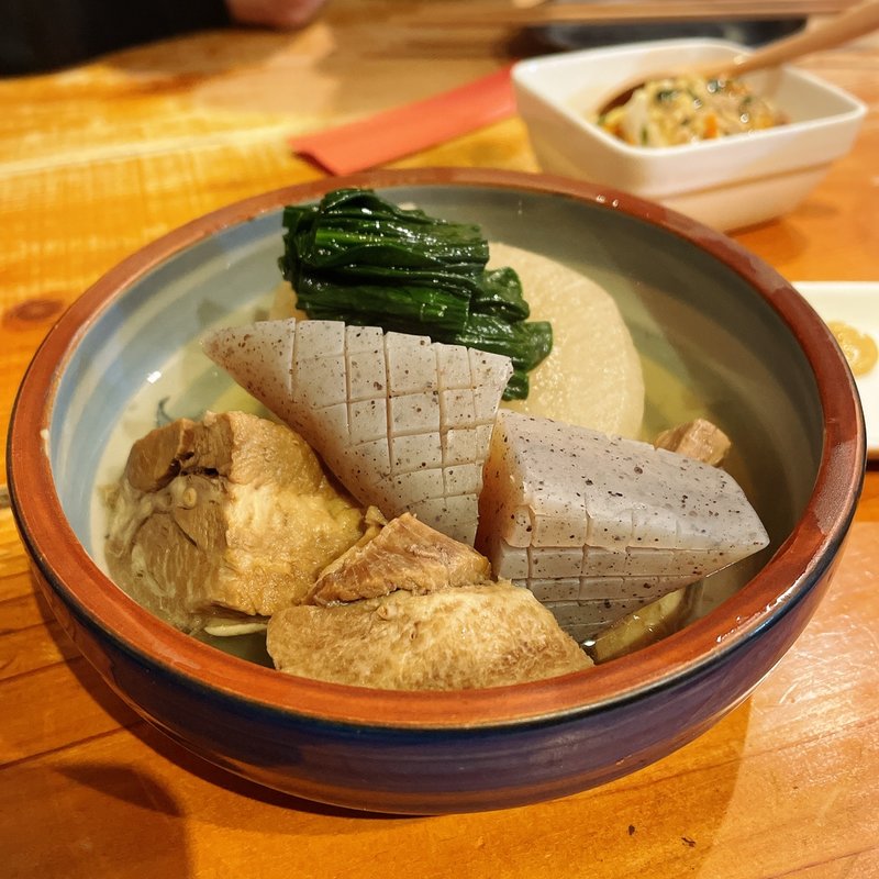 おでん3種盛り(焼肉・ホルモン 恵比寿 英司)