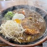 ビックとんかつカレーうどん(かずら )
