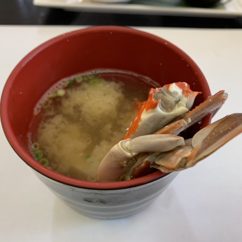 蟹味噌汁(茶寮　海旬 )
