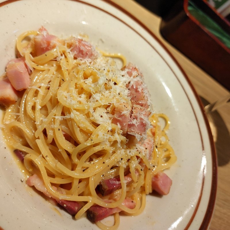 カルボナーラ(Tasting Bar 柴田屋酒店 本店)