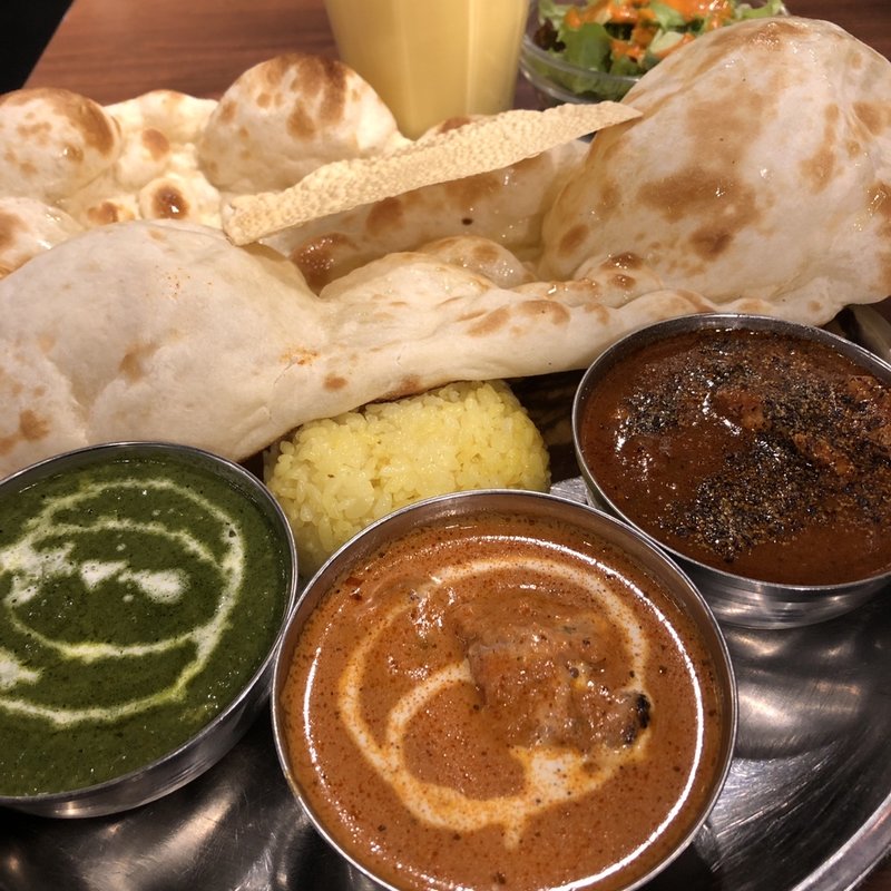 3種類のカレーセット(ムンバイ 丸の内店 （Mumbai）)