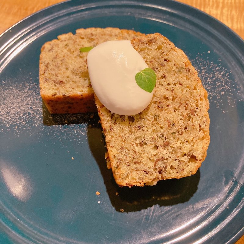 煎茶とチョコレートのパウンドケーキ(スコップカフェ （SCOPP CAFE）)