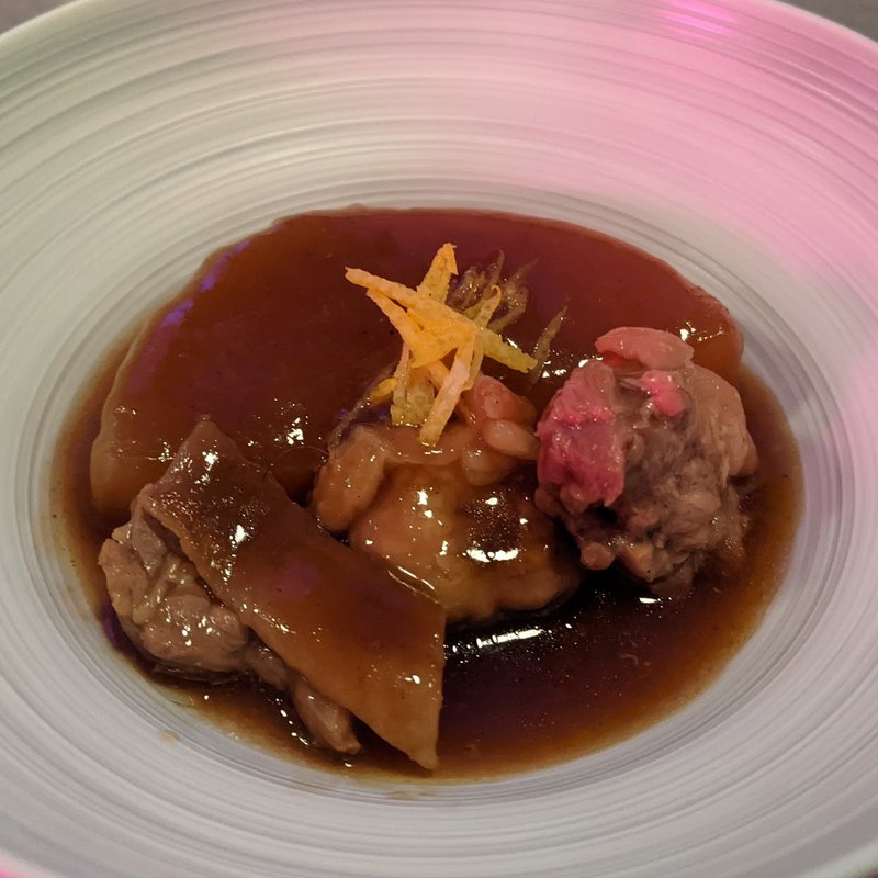 大蔵大根と東京しゃもの中華あんかけ(WAKAZE TOKYO)