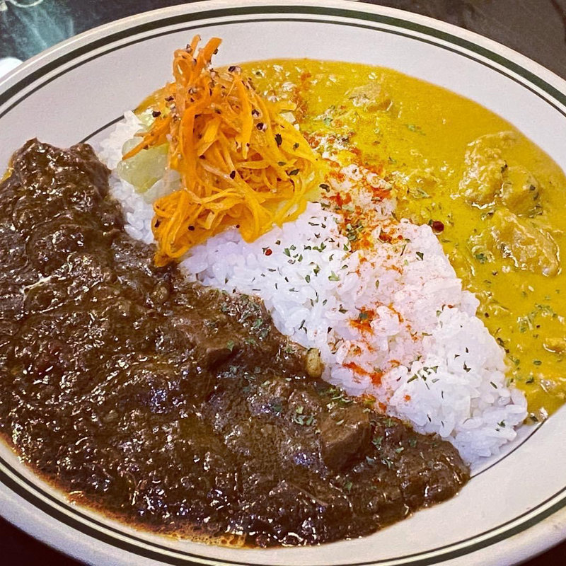 チキン&ビーフカレー(90cafe)