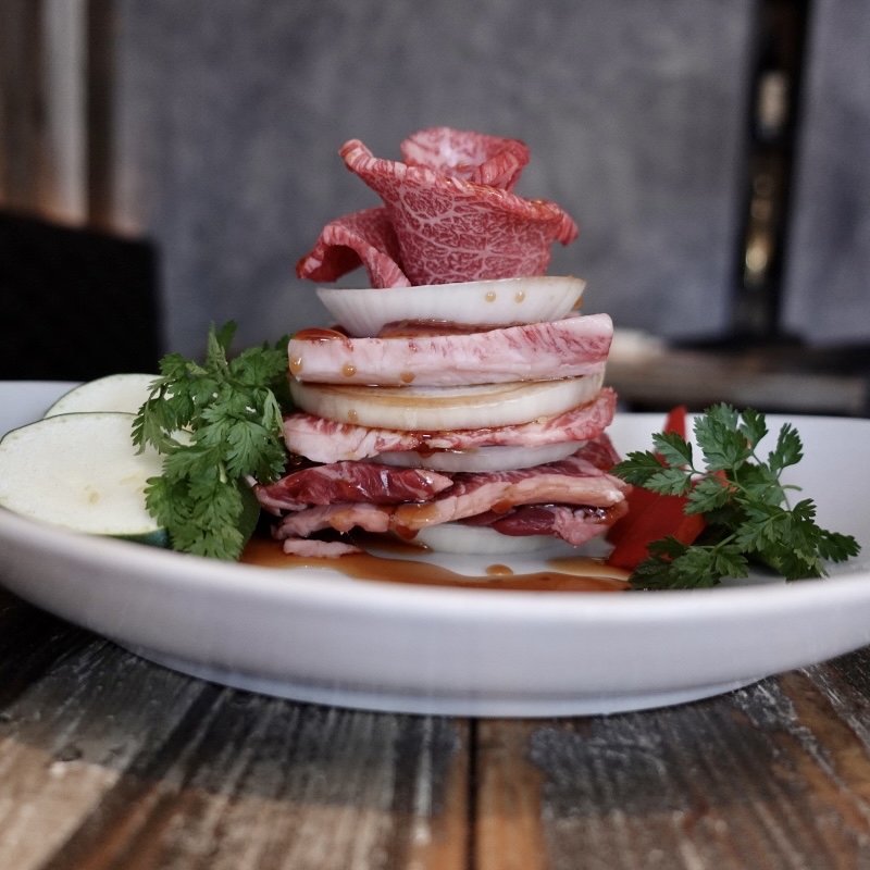 近江牛肉ケーキ(六本木焼肉　Kintan （ロッポンギヤキニクキンタン）)