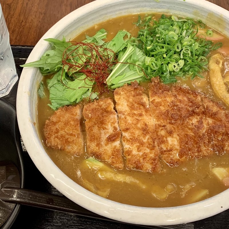 カツカレーうどん(あした葉なかや 高槻本店)