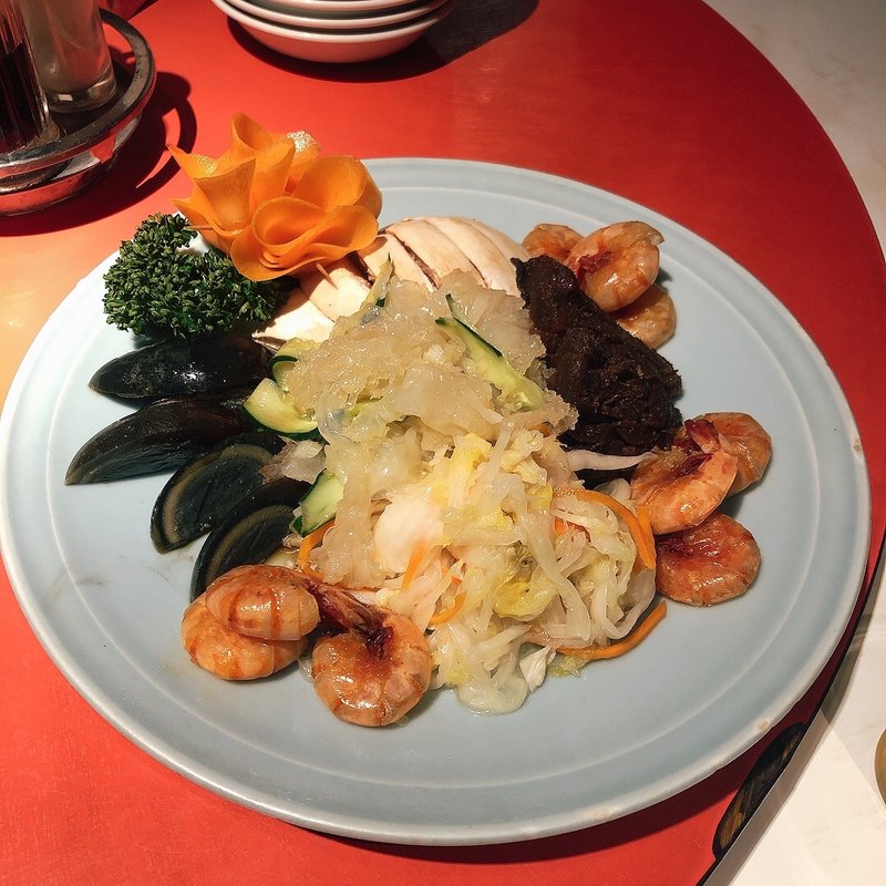 前菜三種盛り(新亜飯店 芝大門店 （シンアハンテン 新亞飯店）)