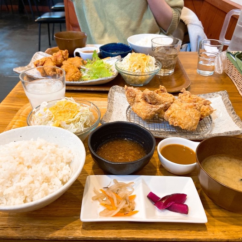 から揚げランチ(アパッチ )