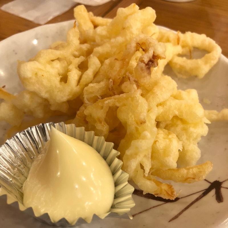 するめ天プラ(海鮮屋台 おくまん 鳳駅前店)