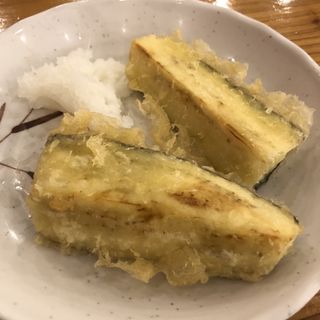 天ぷら 茄子(海鮮屋台 おくまん 鳳駅前店)