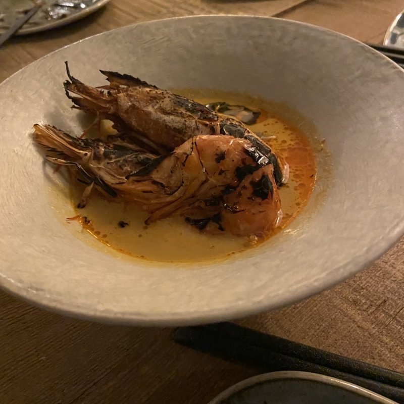 焦がし海老のトムヤムクン(yaab thai)