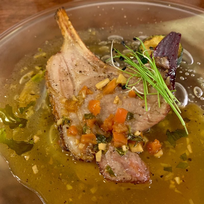 限定　ラムチョップ(海老丸らーめん)