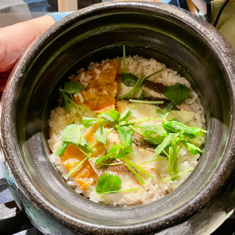 鯛釜飯　土瓶仕立てお茶漬け(おのみち　帆聲)