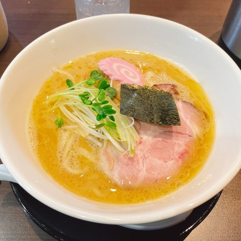 和風鶏白湯麺(柳麺まる重)