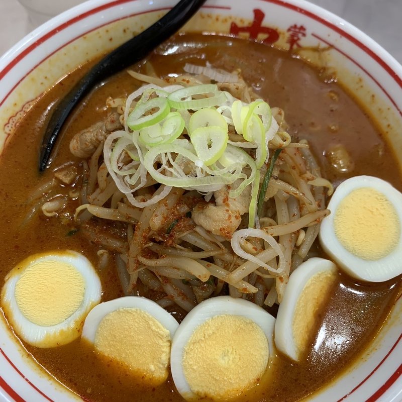 味噌卵麺(蒙古タンメン中本 千葉)