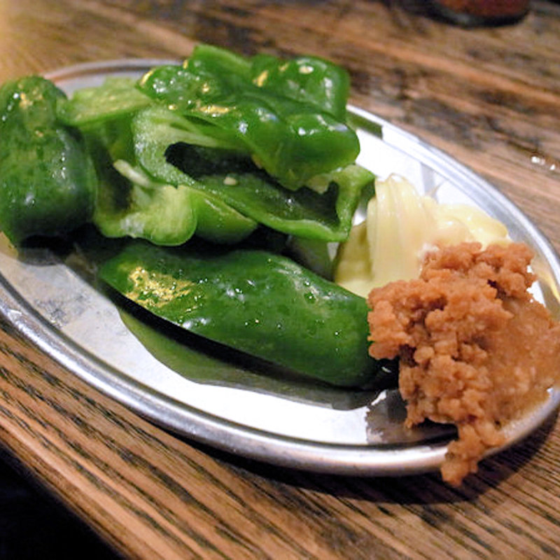 肉味噌生ピーマン(闇市 )