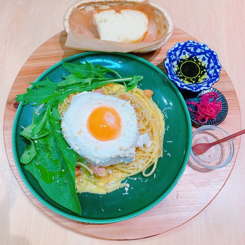 森のたまごのカルボナーラ(FOREST GREEN PASTA&BAKE)