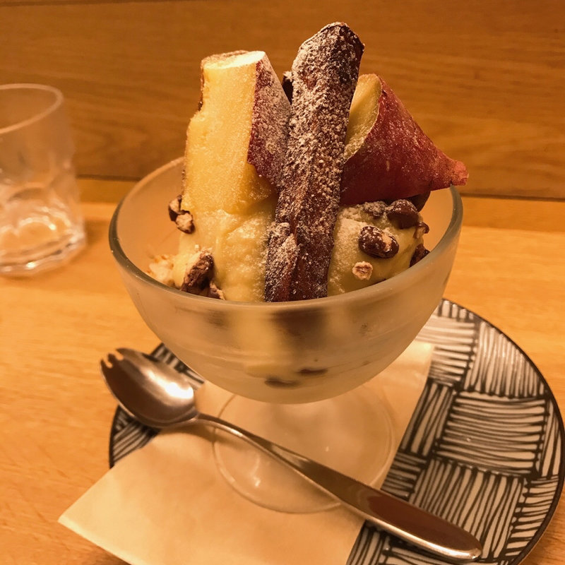 濃厚　焼き芋パフェ(東京だし茶漬け こめから)