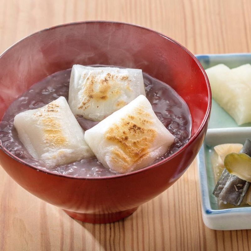 ぜんざいとお漬物(銀座やまう)