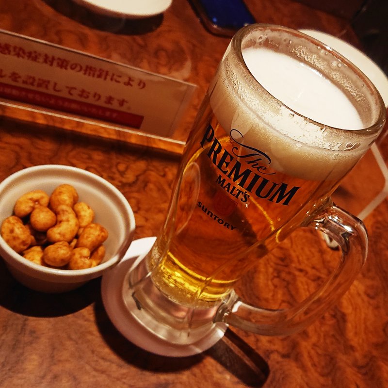 プレミアムモルツ（中ジョッキ）(角鹿)