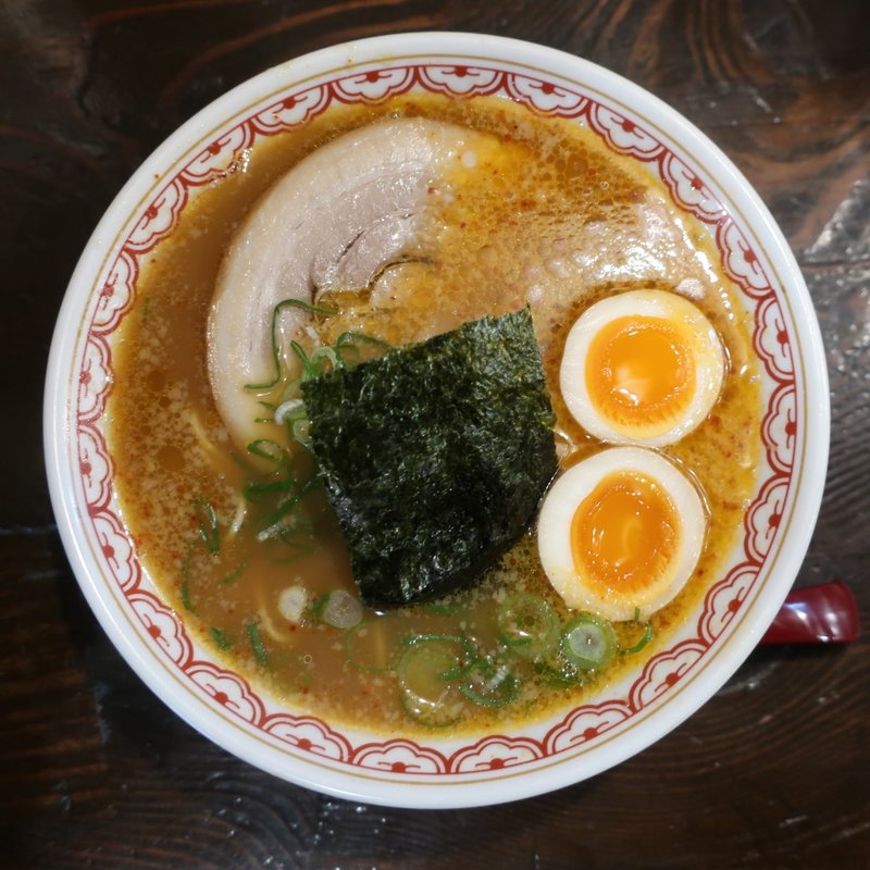 らーめん(並)＆とろとろ煮卵(らーめん杉千代)