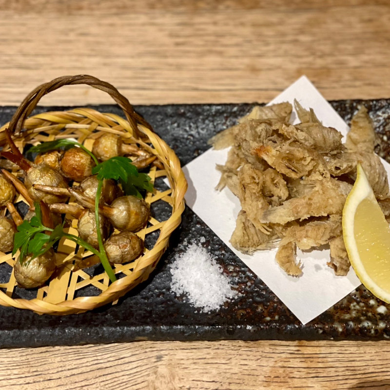 揚げ物(クワイ・ねぶと)(たまがんぞう )