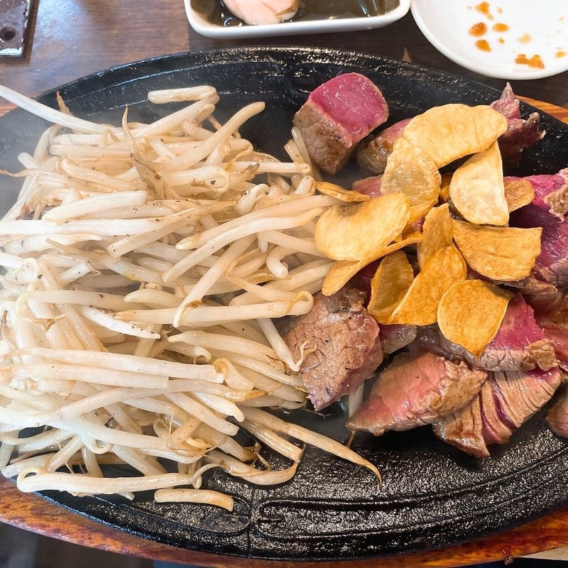 ヒレステーキランチ(にんにく村)