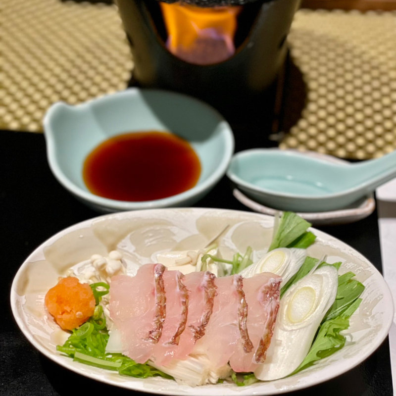 鯛しゃぶ(景勝館　漣亭 )