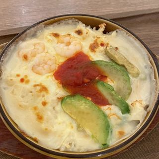 海老とアボガドのトマトクリームチーズドリア(表参道グリル)