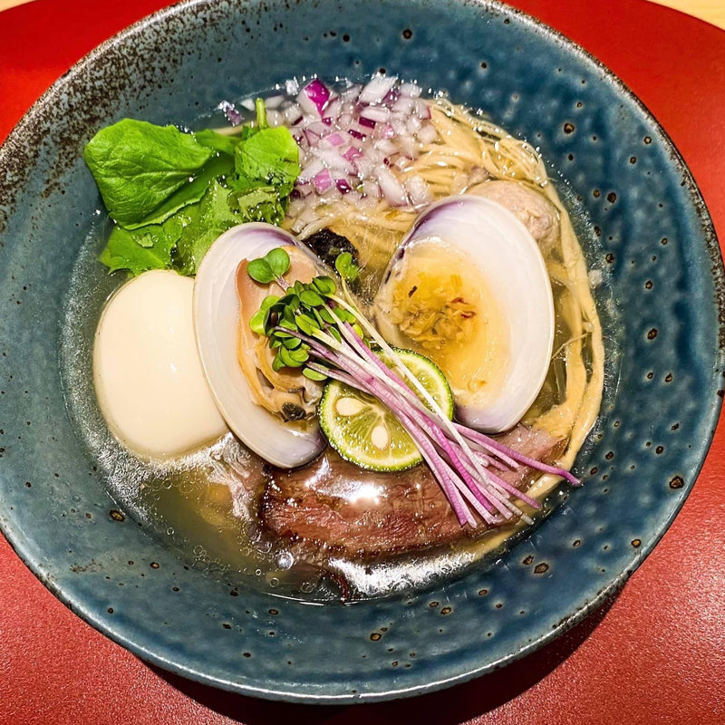 特製紀州鴨蛤塩そば(鴨中華そば楓)