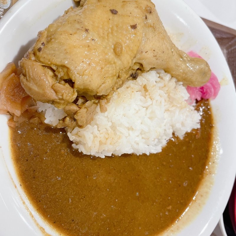 チキンカレー大盛り(すき家 葛飾東新小岩店  )