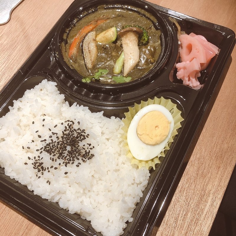 黒ゴマカレー弁当(GRAND TIME CAFE（グランタイムカフェ）神保町店)