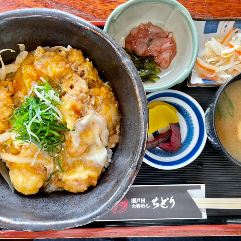 蛸天卵とじ丼(ちどり )