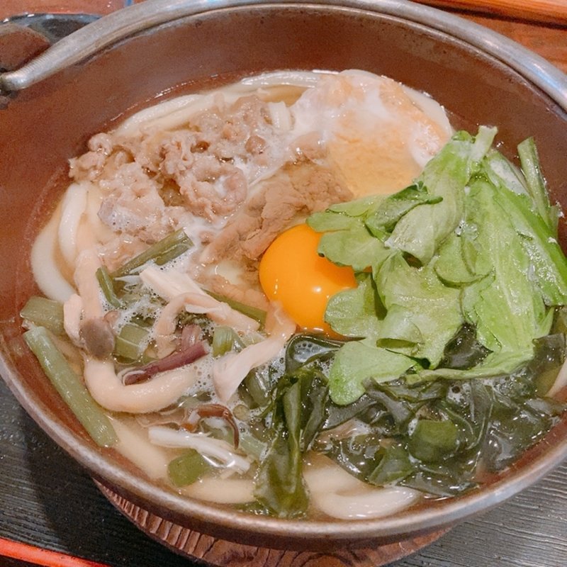 牛鍋うどん(守家庵 （もりやん）)