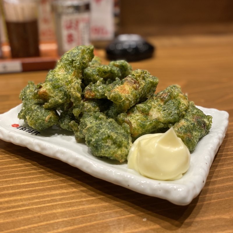 海苔10倍磯辺揚げ(伝串 新時代 名駅柳橋店)