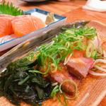 寒ブリの炙り