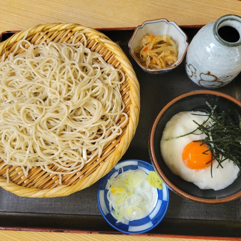 とろろそば(矢田部茶屋 （やたべちゃや）)