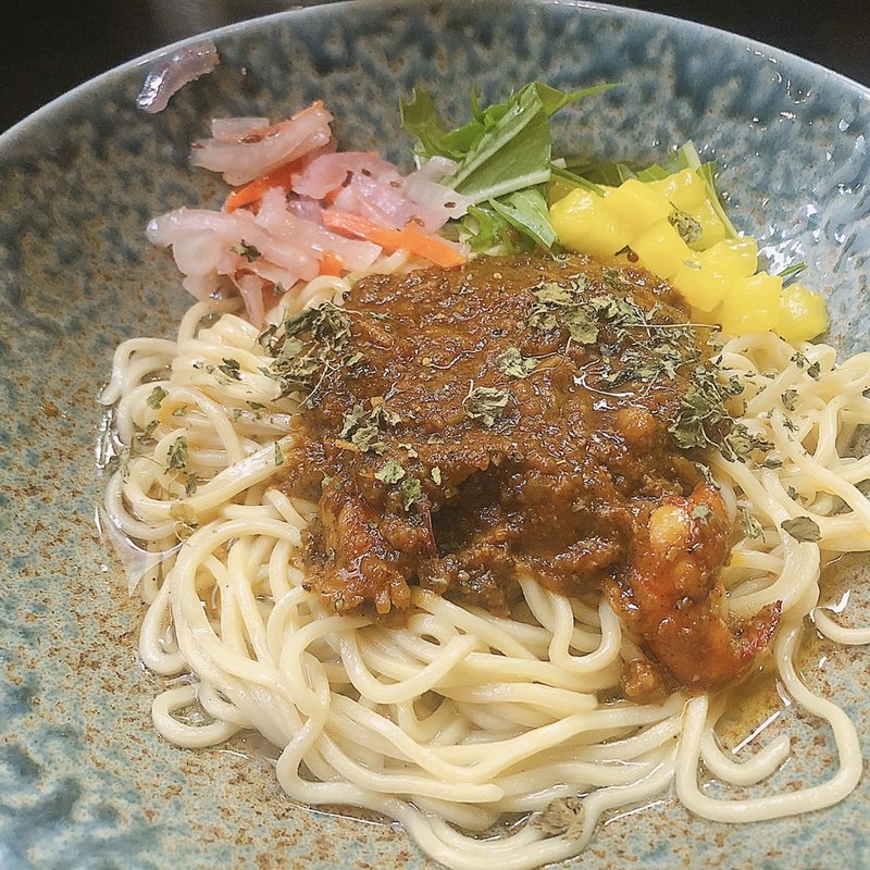えびカレーまぜそば(尼龍 )