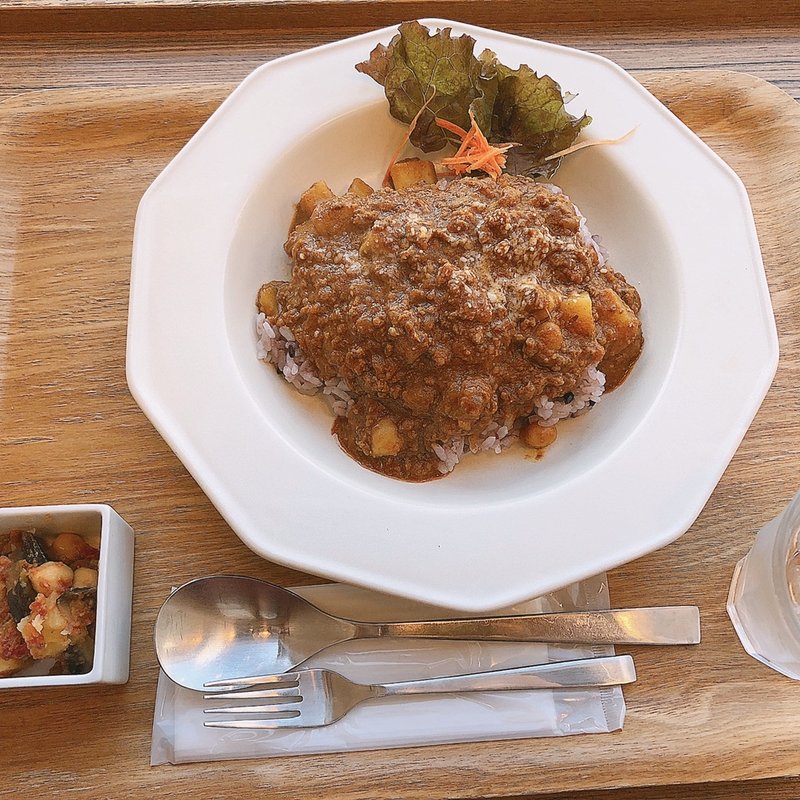 ひよこ豆のキーマカレー(幡・イノウエ 近鉄大和西大寺駅店　 （INOUE）)