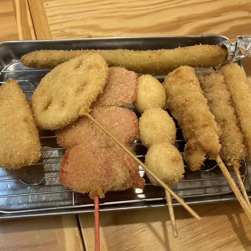 定番8本盛り(串カツ田中　千葉ニュータウン中央店)