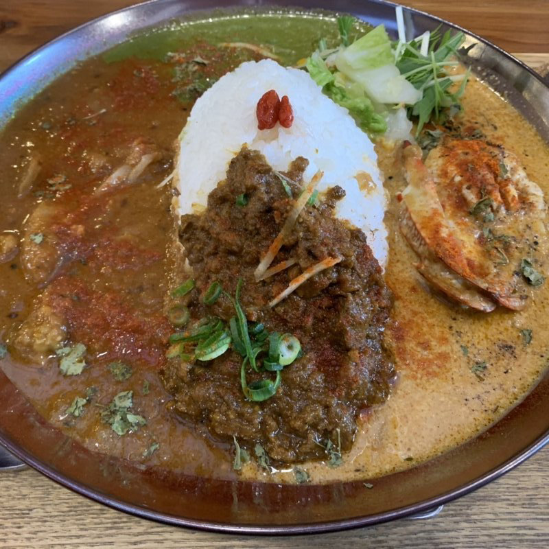 ジャンゴ4種盛(カレー食堂 ジャンゴ)