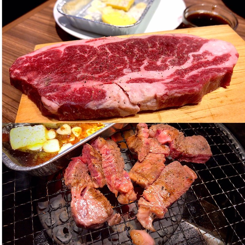 熟成上ロースステーキ(牛角 仙台富沢店)