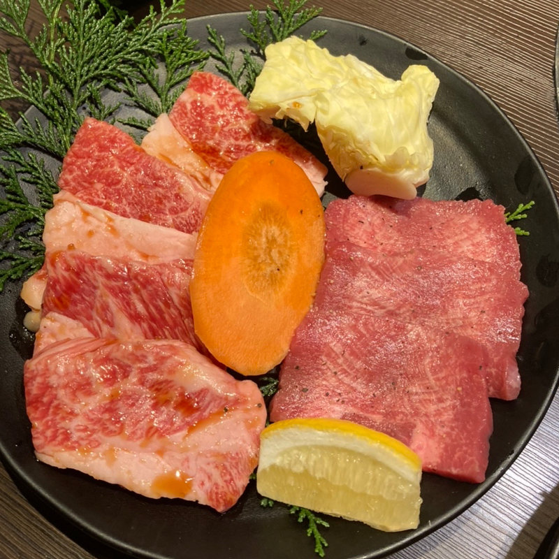 特上定食(上塩タン、上カルビ、上ロース)(三松)