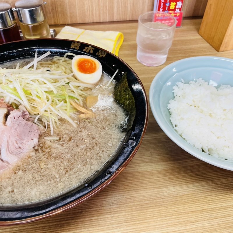 ネギチャーシューメン（醤油）(ラーメン青木亭)