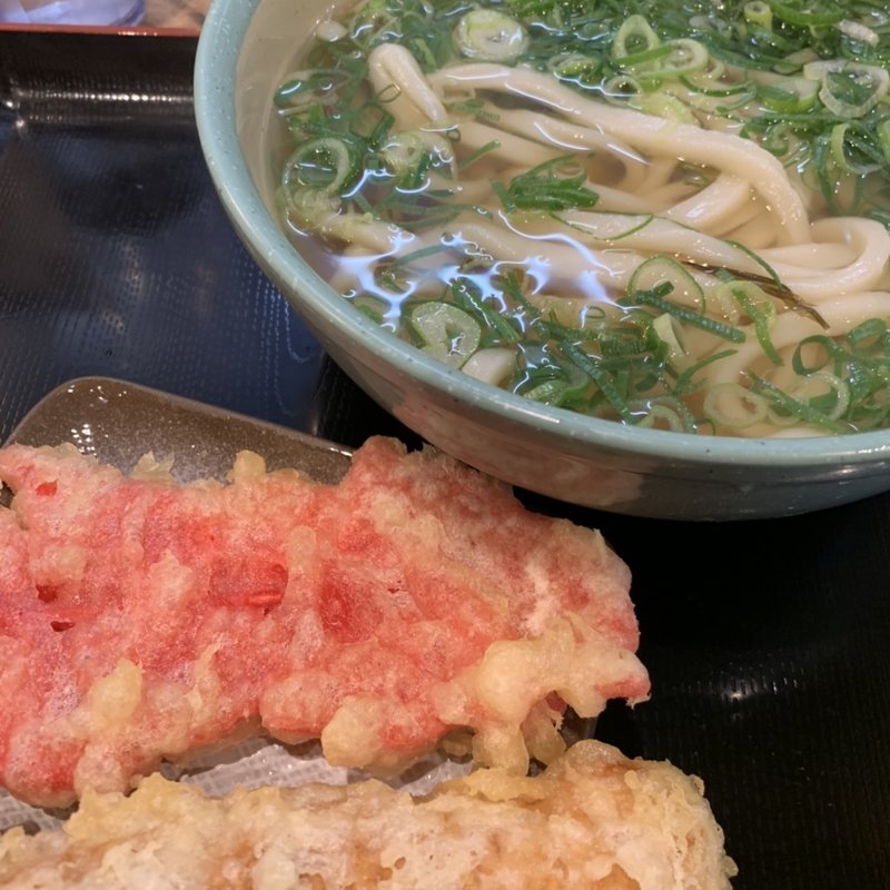 温かいうどん（大盛）(おにやんま 日暮里店)