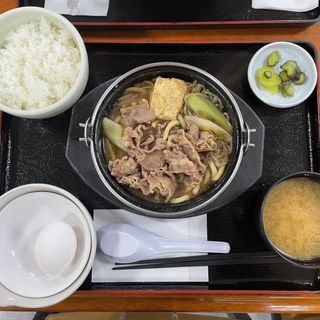 牛すき定食(カフェ ド クリエ 大黒パーキングエリア )