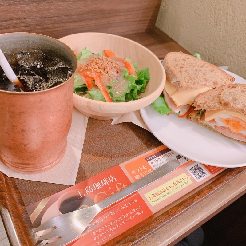 BLT with チーズエッグ(上島珈琲店 COREDO日本橋店)
