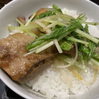 半焼豚飯(銀笹 （ぎんざさ）)