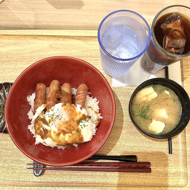 特製デミソースのソーセージ丼(Unir 京都店(ウニール))