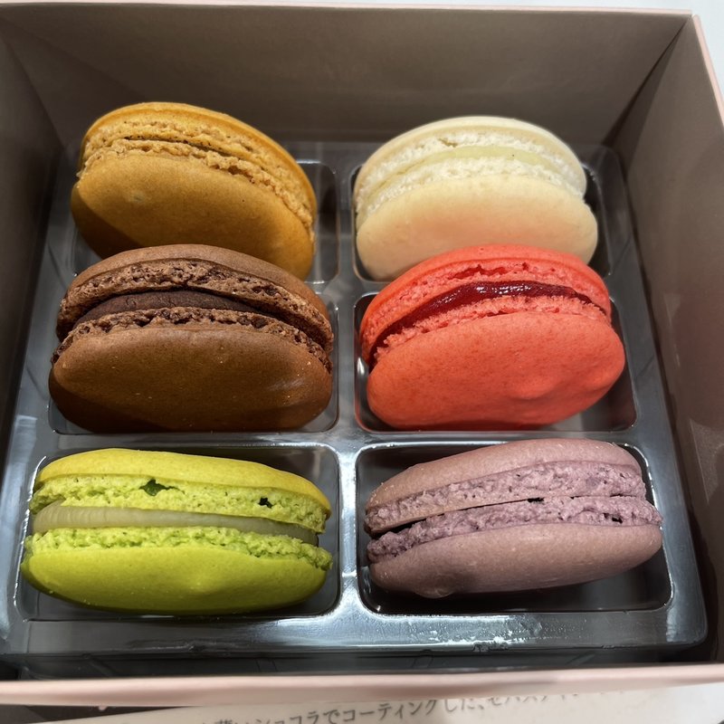 マカロン　定番6個(セバスチャン・ブイエ　池袋西武)
